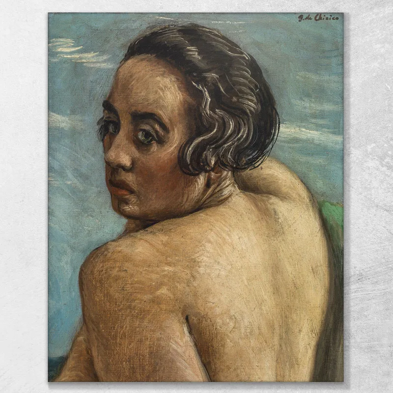 Badende (Porträt Von Raissa) Giorgio De Chirico