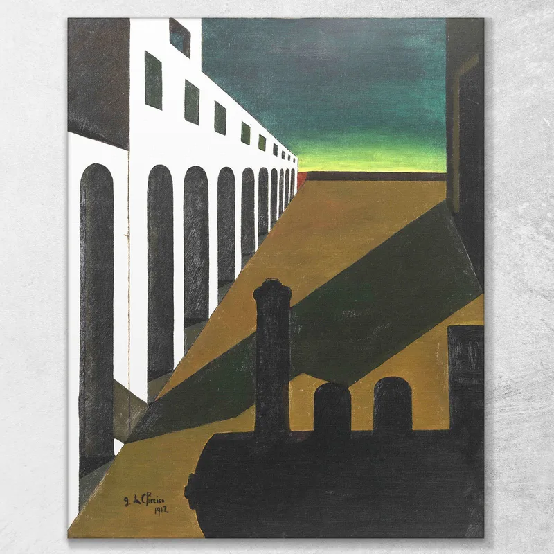 Die Qualvolle Matinee Giorgio De Chirico