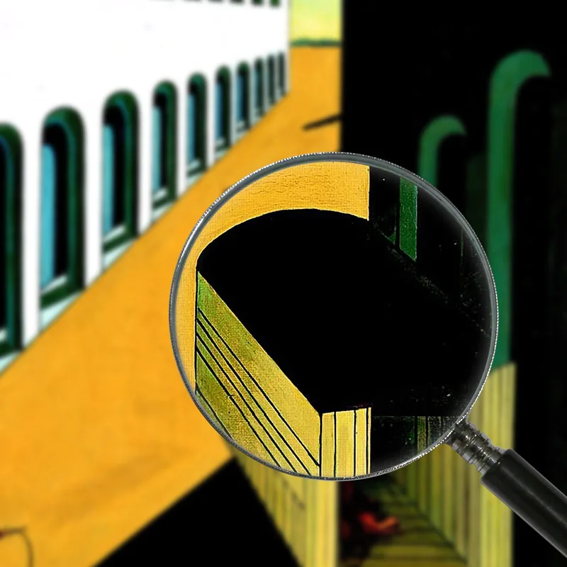 Mistero E Malinconia Di Una Strada Fanciulla Con Cerchio Giorgio De Chirico