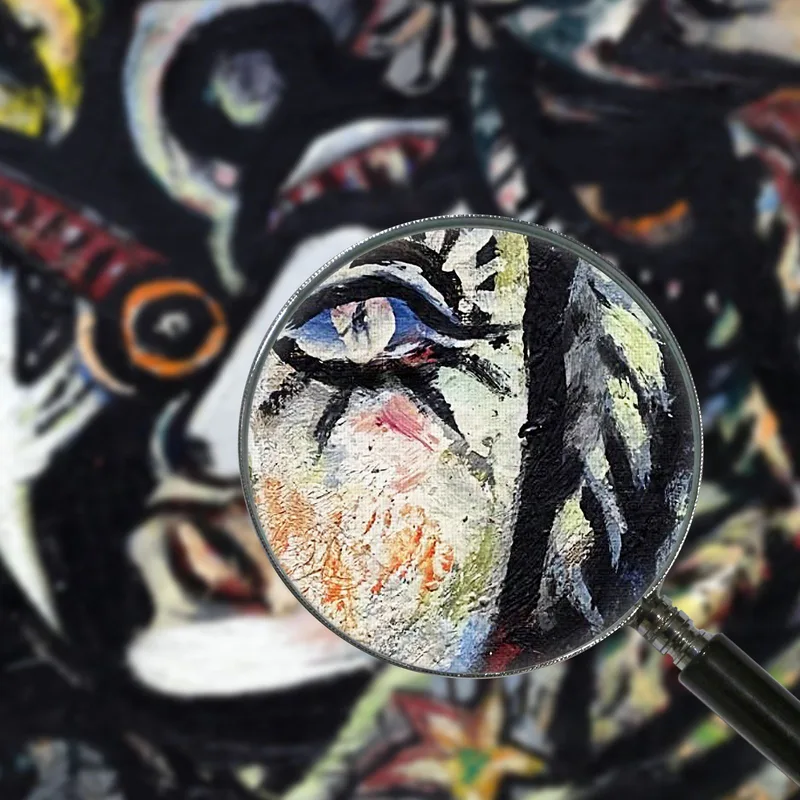 Maschera Jackson Pollock