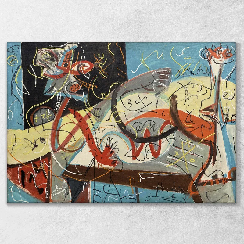 Figura Stenografica Jackson Pollock
