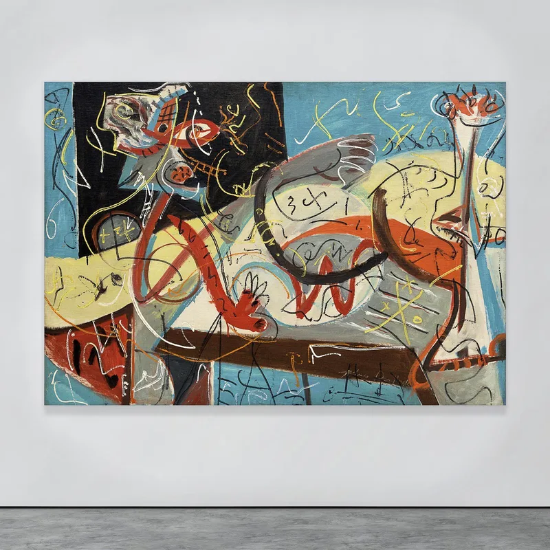 Figura Stenografica Jackson Pollock