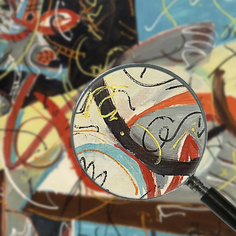Figura Stenografica Jackson Pollock