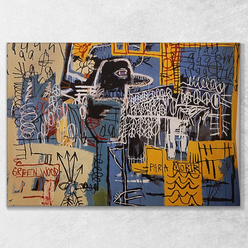 Pájaro Sobre El Dinero Jean-Michel Basquiat