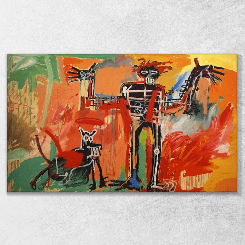 Ragazzo E Cane In Un Jonnypump Jean-Michel Basquiat