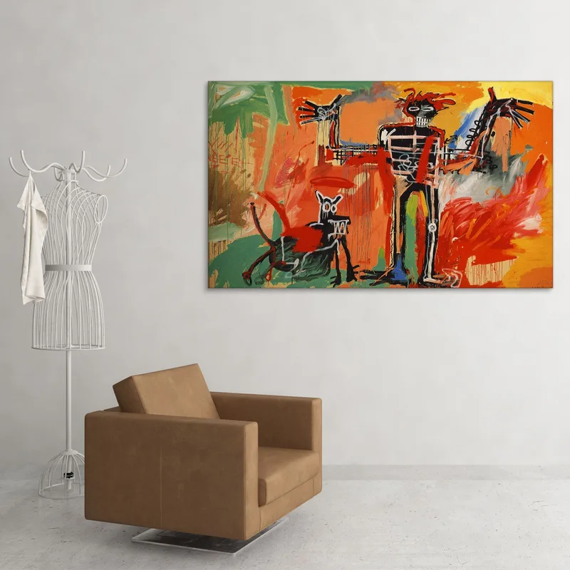 Ragazzo E Cane In Un Jonnypump Jean-Michel Basquiat