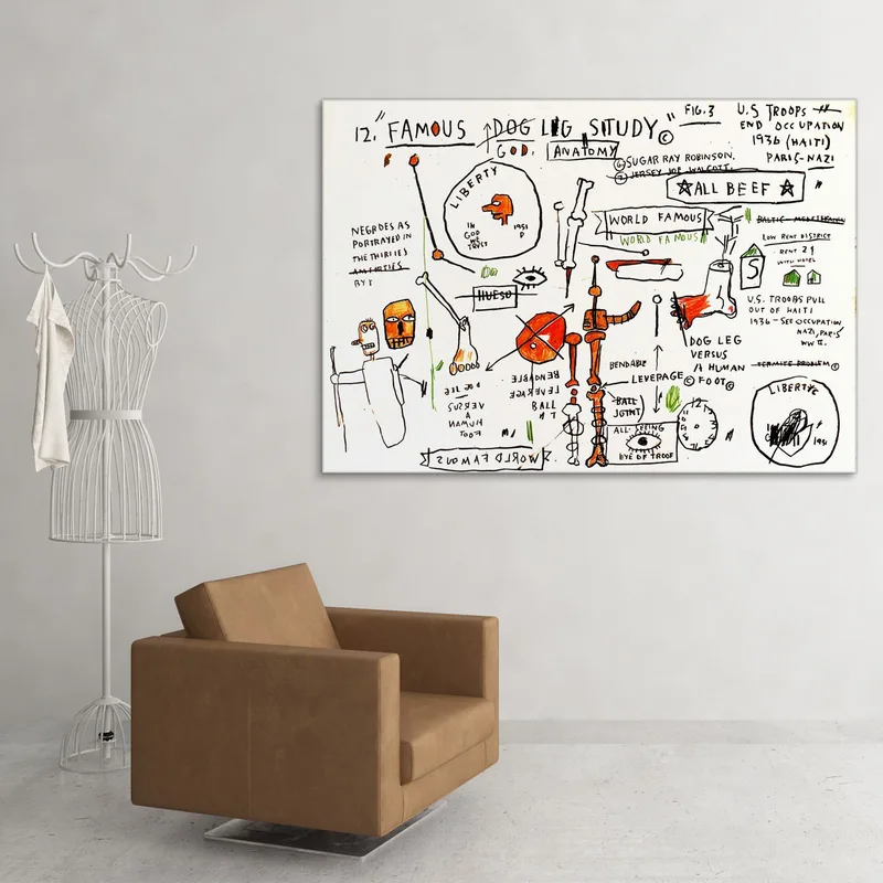 Etude Sur Pattes De Chien Jean-Michel Basquiat