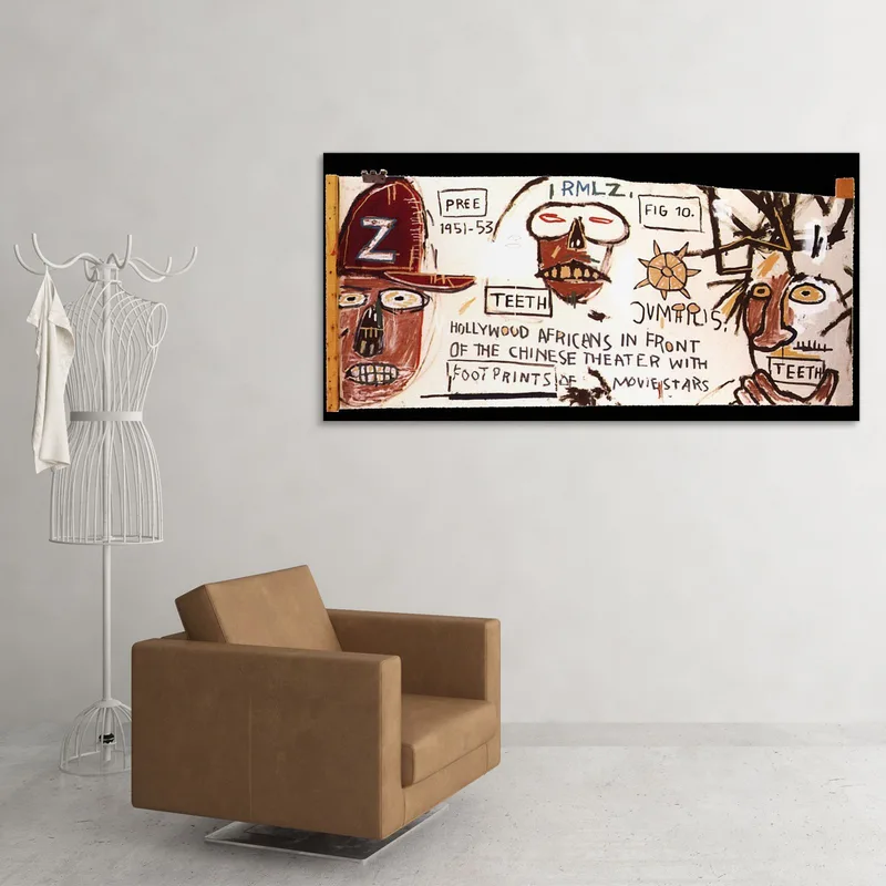 Hollywood Africans In Front Of The Chinese Theater Jean-Michel Basquiat