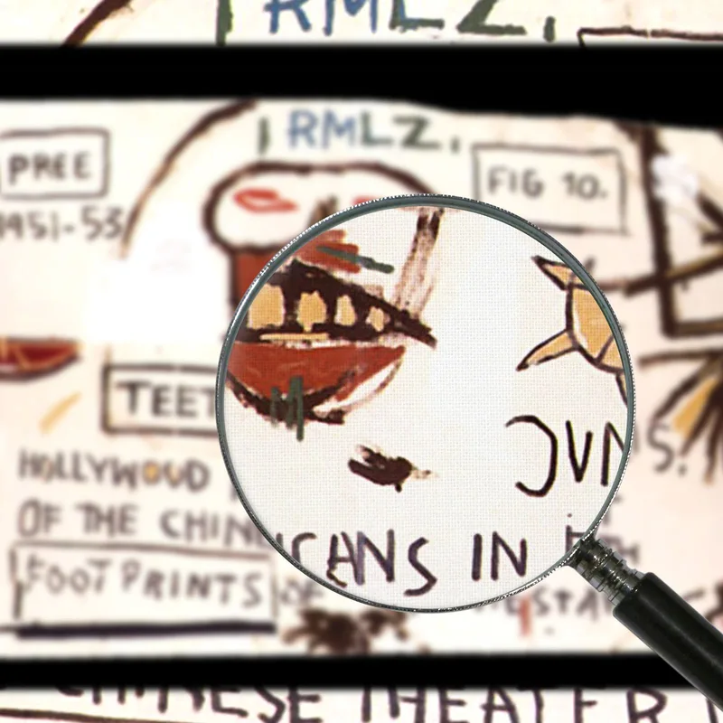 Hollywood Africans In Front Of The Chinese Theater Jean-Michel Basquiat
