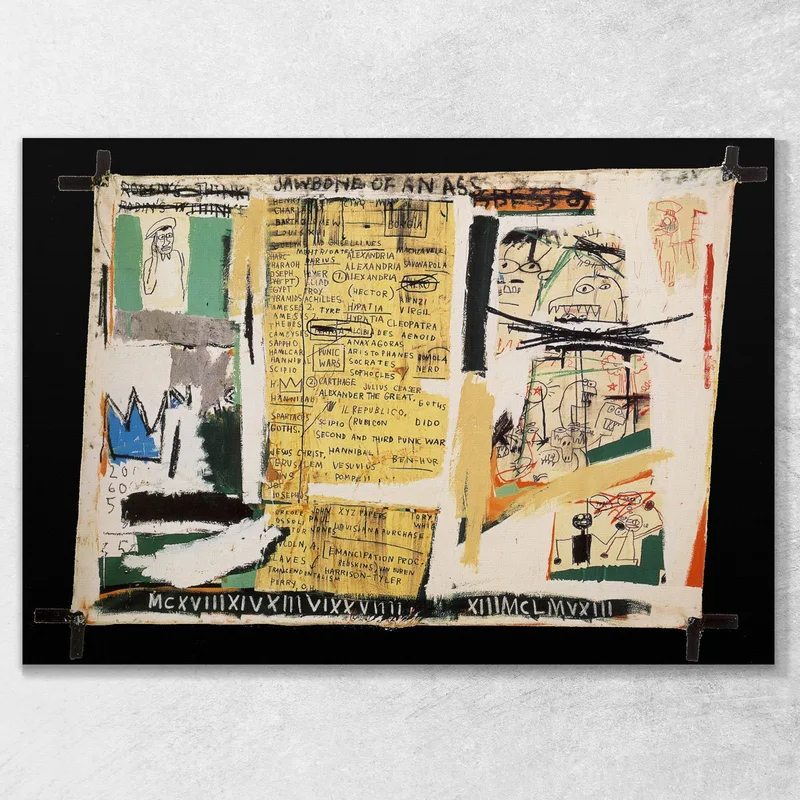 Jawbone Of An Ass  Jean-Michel Basquiat
