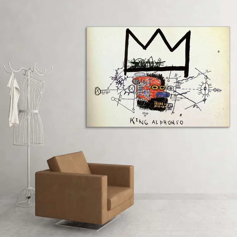 King Alfonso Jean-Michel Basquiat