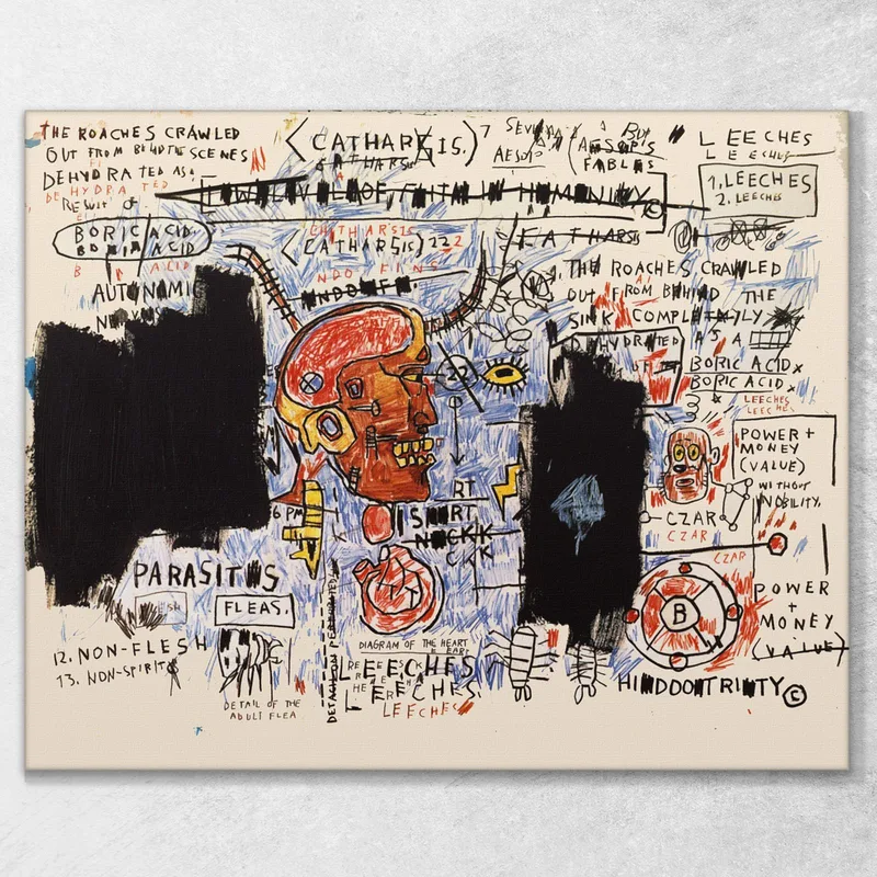 Leeches Jean-Michel Basquiat