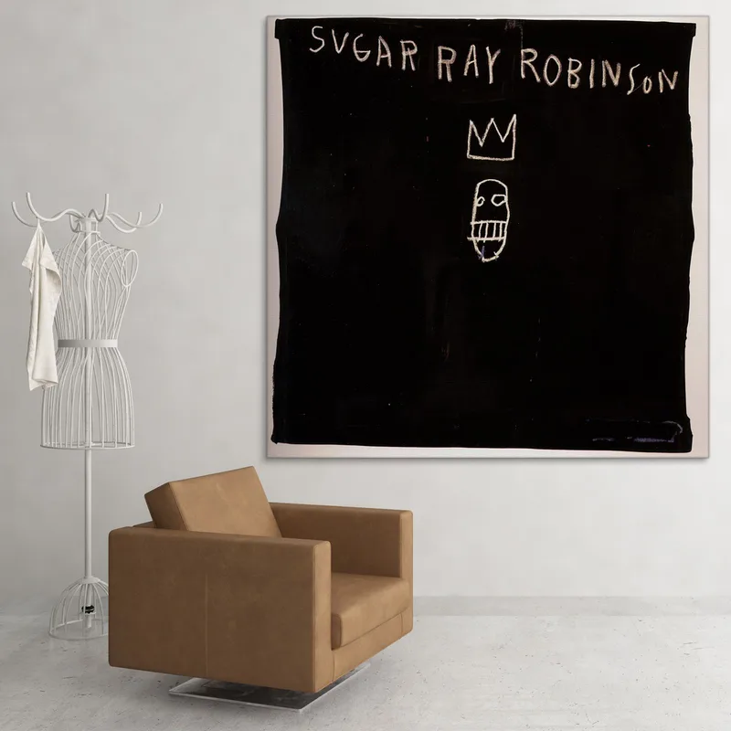 Sugar Ray Robinson Jean-Michel Basquiat