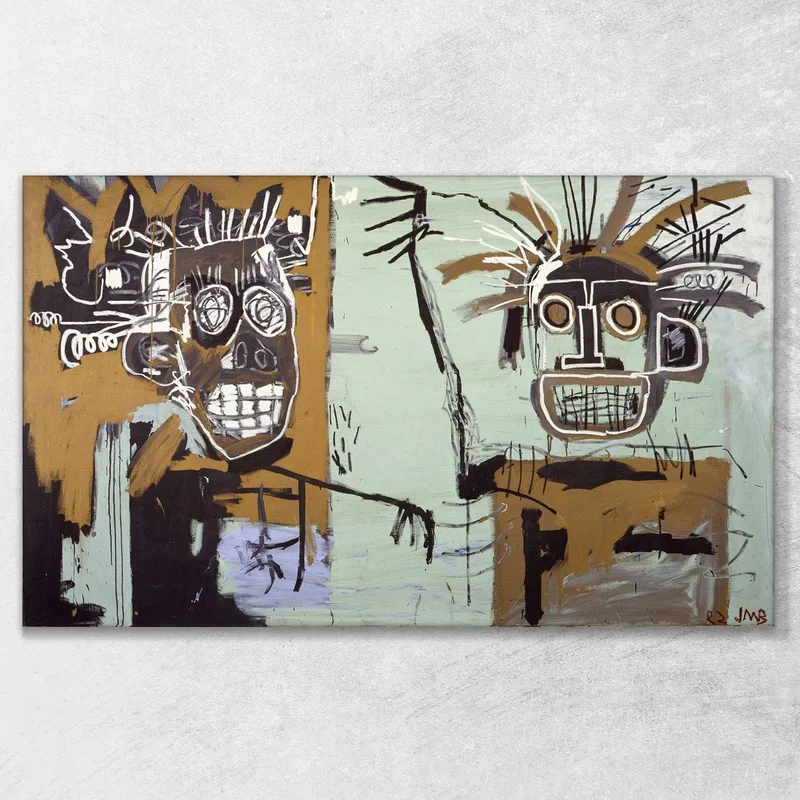 Due Teste Sull'Oro Jean-Michel Basquiat