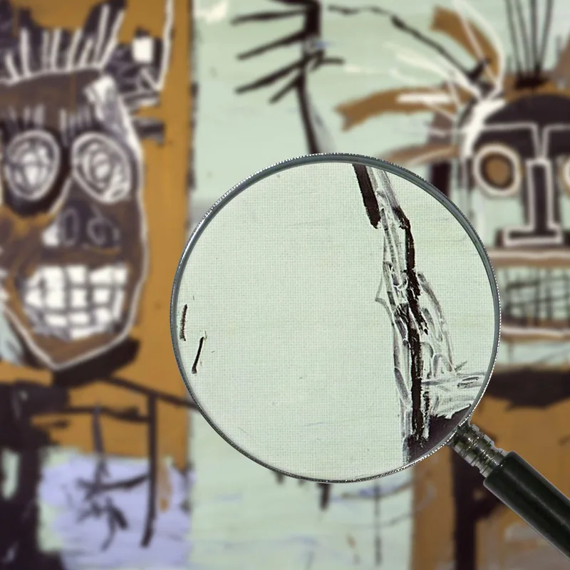 Due Teste Sull'Oro Jean-Michel Basquiat