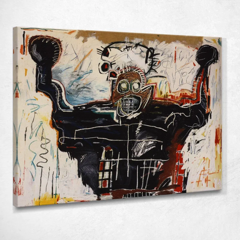 Sans Titre (Boxer) Jean-Michel Basquiat tableau impression sur toile