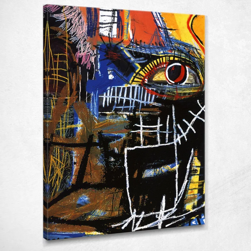 Sans Titre (Crâne) Jean-Michel Basquiat tableau impression sur toile