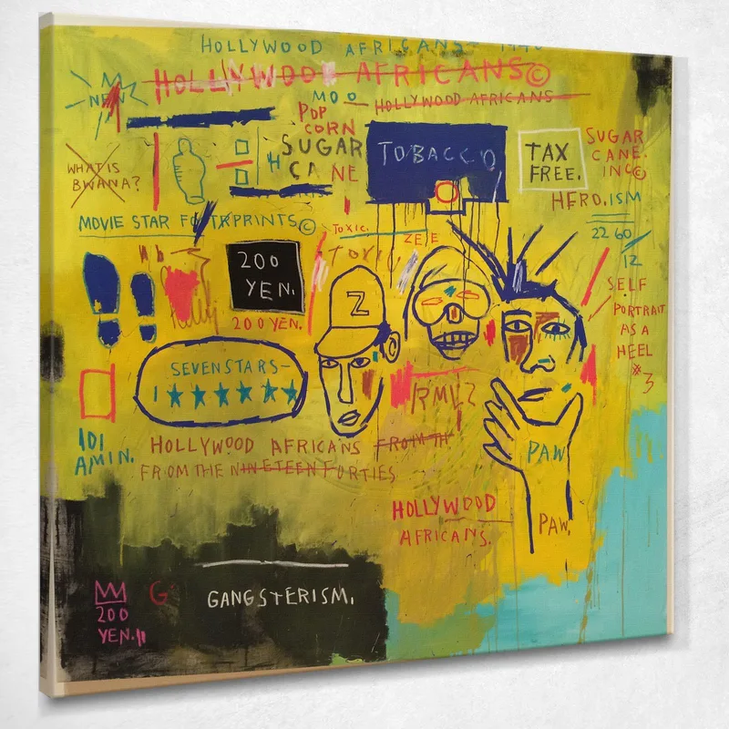 Africains D'Hollywood Jean-Michel Basquiat tableau impression sur toile