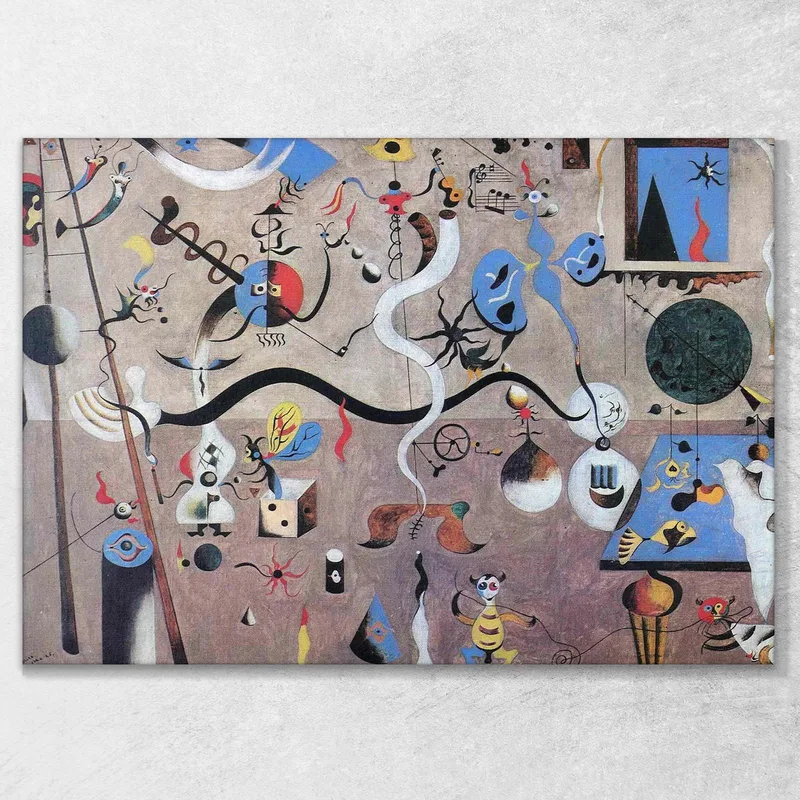 Il Carnevale Di Arlecchino Joan Mirò