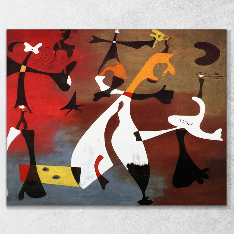 Personnages Avec Étoile Joan Mirò
