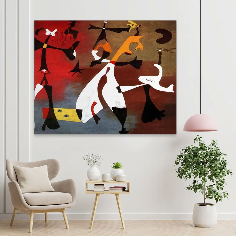 Personnages Avec Étoile Joan Mirò