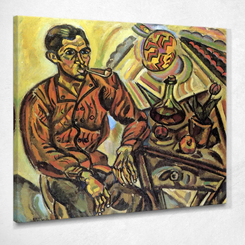 Portrait Von Vincent Nubiola Joan Mirò drucken auf leinwand