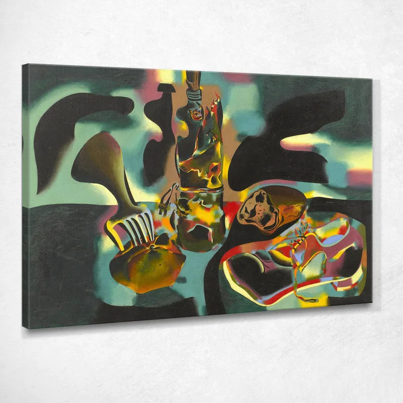 Stillleben Mit Einem Alten Schuh Joan Mirò drucken auf leinwand