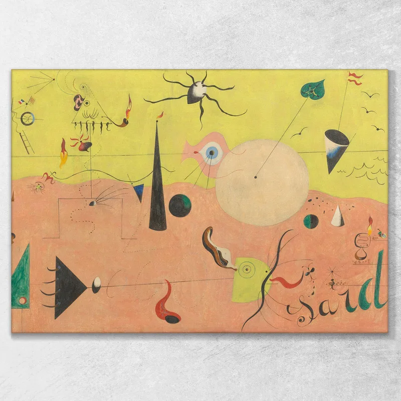 Le Chasseur (Paysage Catalan) Joan Mirò