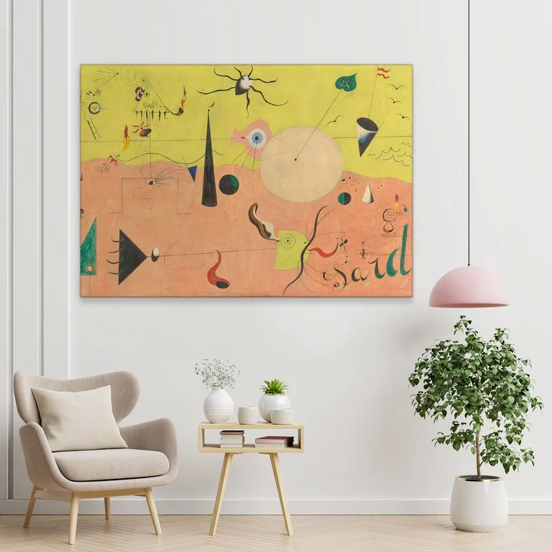 Le Chasseur (Paysage Catalan) Joan Mirò