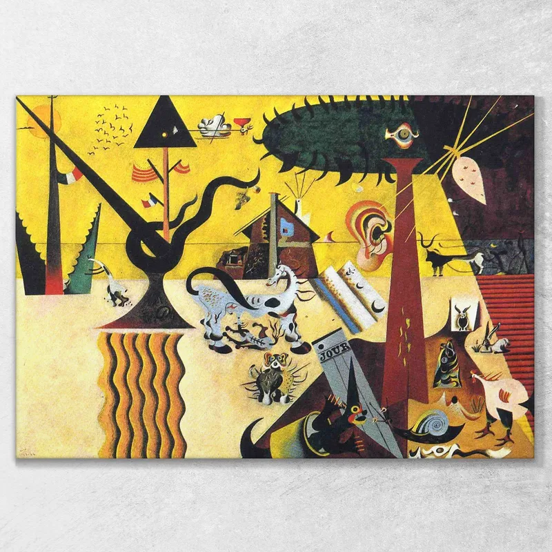 Das Gepflügte Feld Joan Mirò