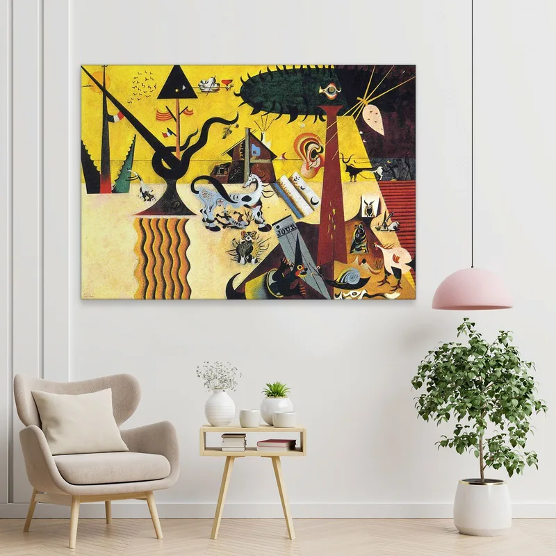 Das Gepflügte Feld Joan Mirò