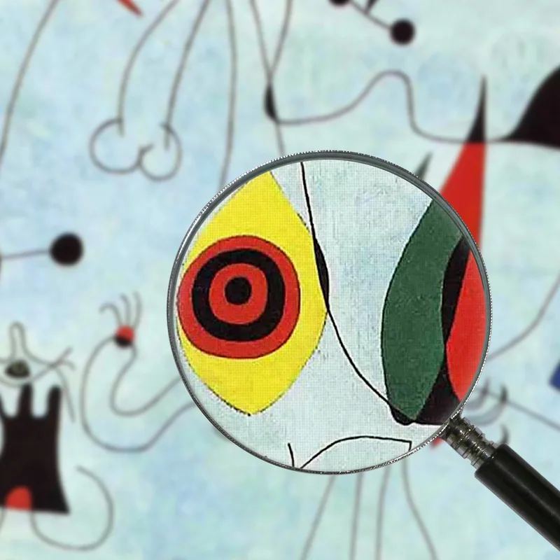 Mujeres Y Pájaros Al Amanecer Joan Mirò