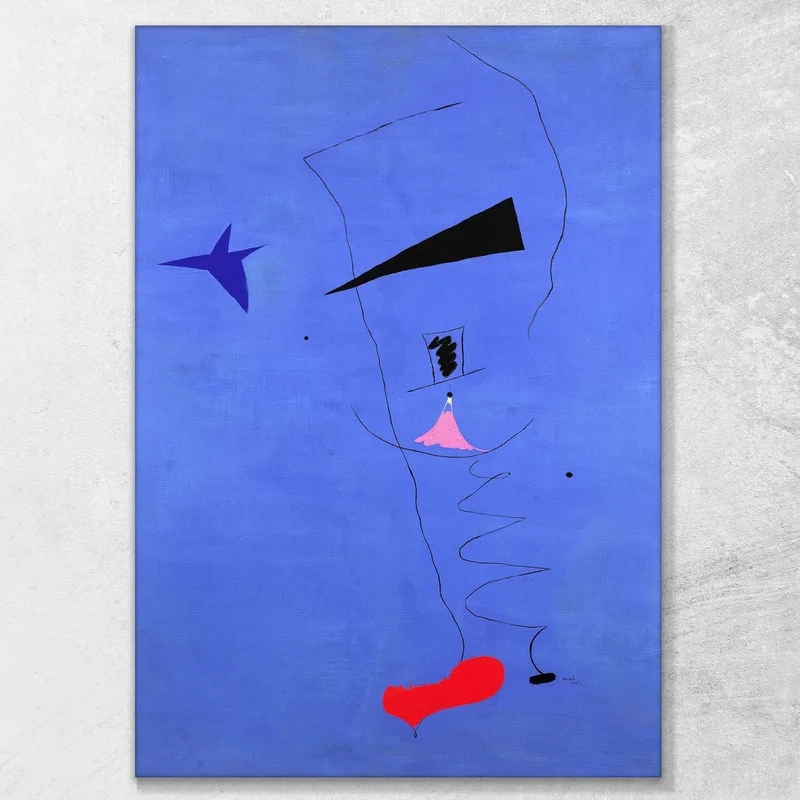 Blauer Stern (Gemälde) Joan Mirò