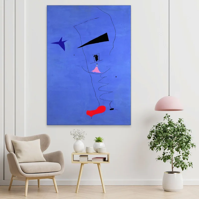 Blauer Stern (Gemälde) Joan Mirò