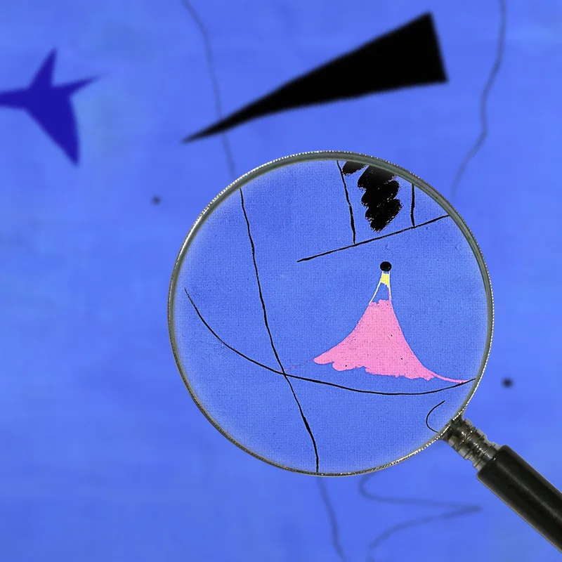 Blauer Stern (Gemälde) Joan Mirò