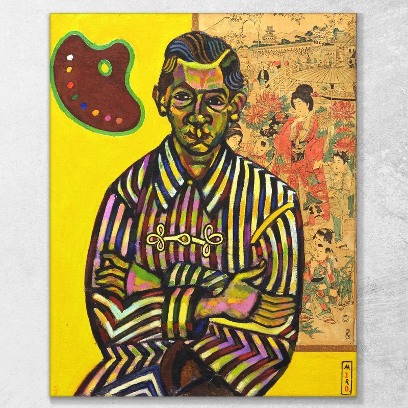 Porträt Von Enric Cristofol Ricart Joan Mirò