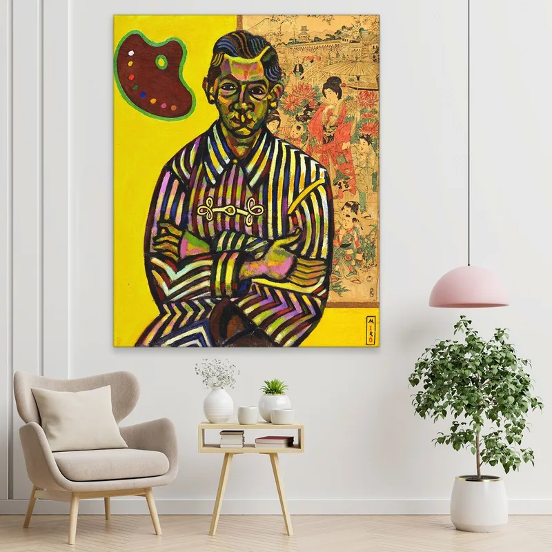 Porträt Von Enric Cristofol Ricart Joan Mirò