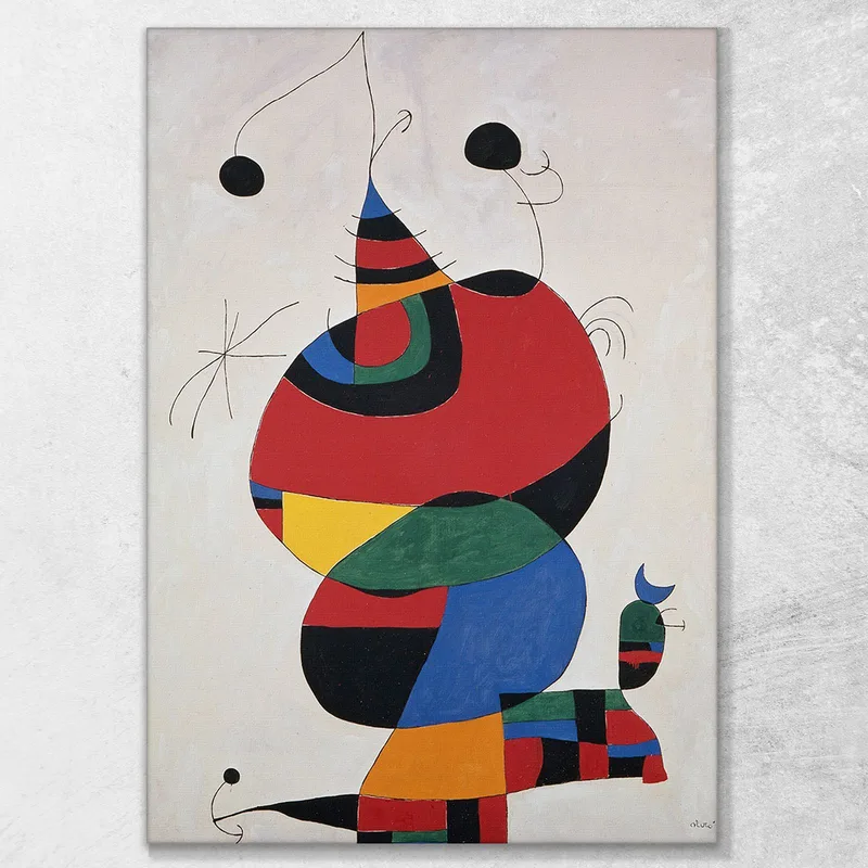 Femme Oiseau Etoile Hommage À Pablo Picasso Joan Mirò