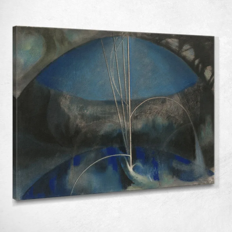 Lied Der Nachtigall Joseph Stella drucken auf leinwand