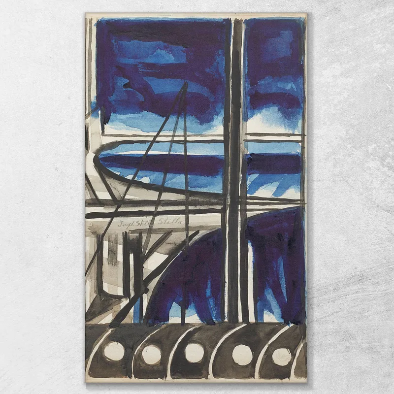 Il Ponte Di Brooklyn 1920  Joseph Stella