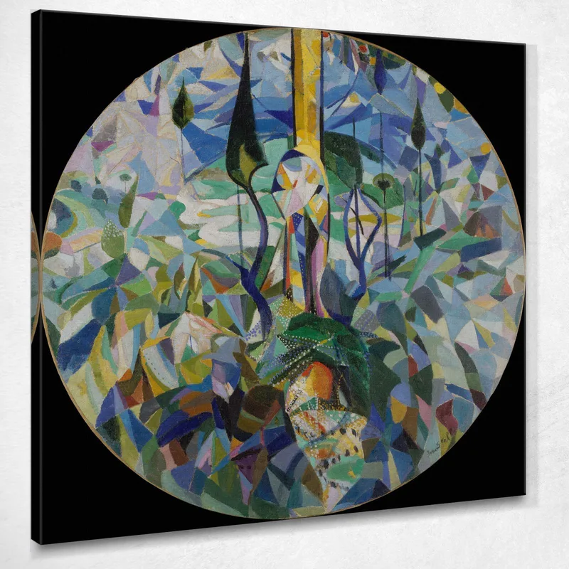 Coney Island Joseph Stella drucken auf leinwand