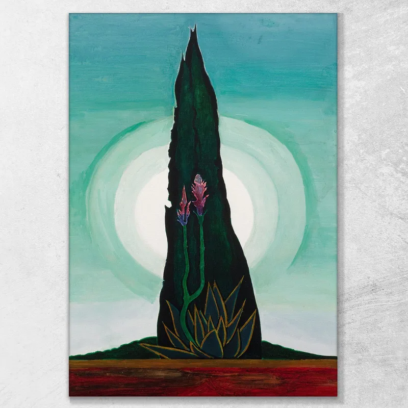 El Árbol El Cactus Y La Luna Joseph Stella