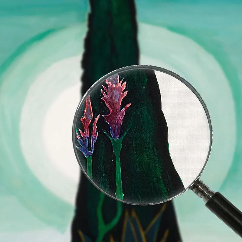 El Árbol El Cactus Y La Luna Joseph Stella