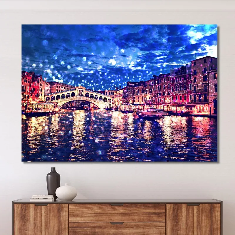 Quadro Astratto Ponte Di Rialto Venezia