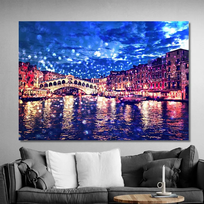 Quadro Astratto Ponte Di Rialto Venezia