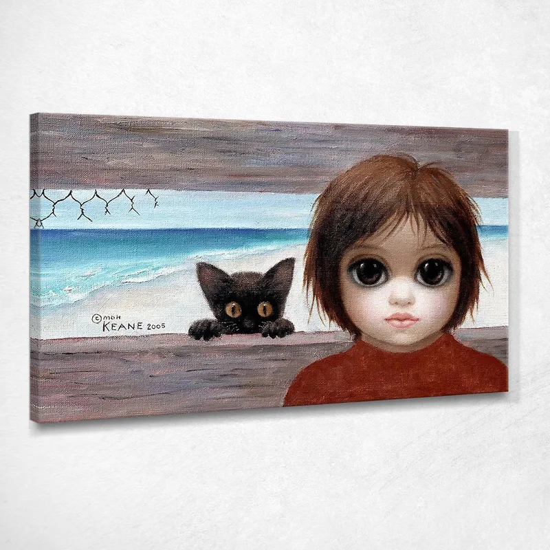 Ojos Grandes - 2 Margaret Keane cuadro en lienzo