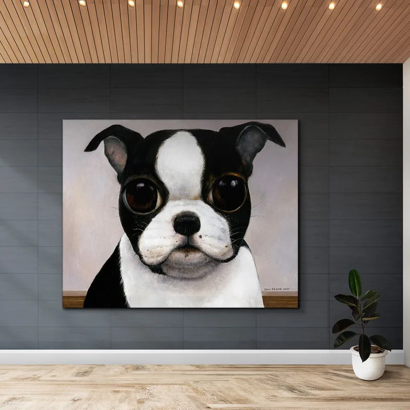 Boston Terrier Margaret Keane