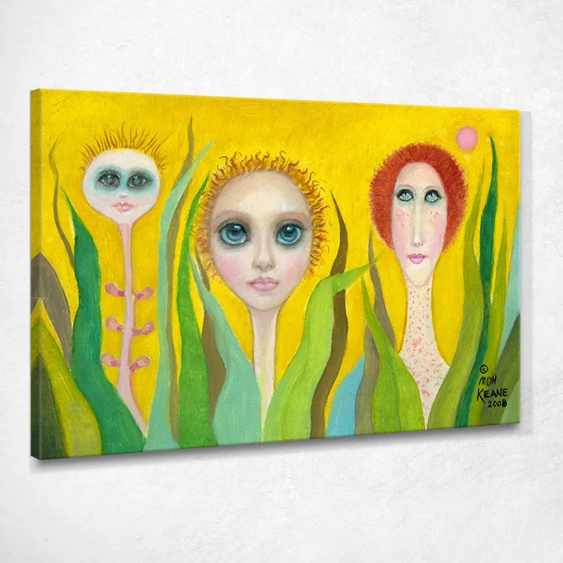 Ojos De Botella Margaret Keane cuadro en lienzo