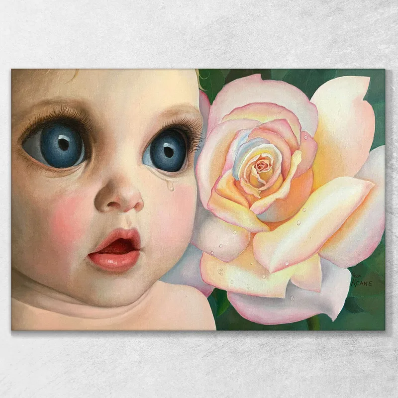 Gouache Margaret Keane
