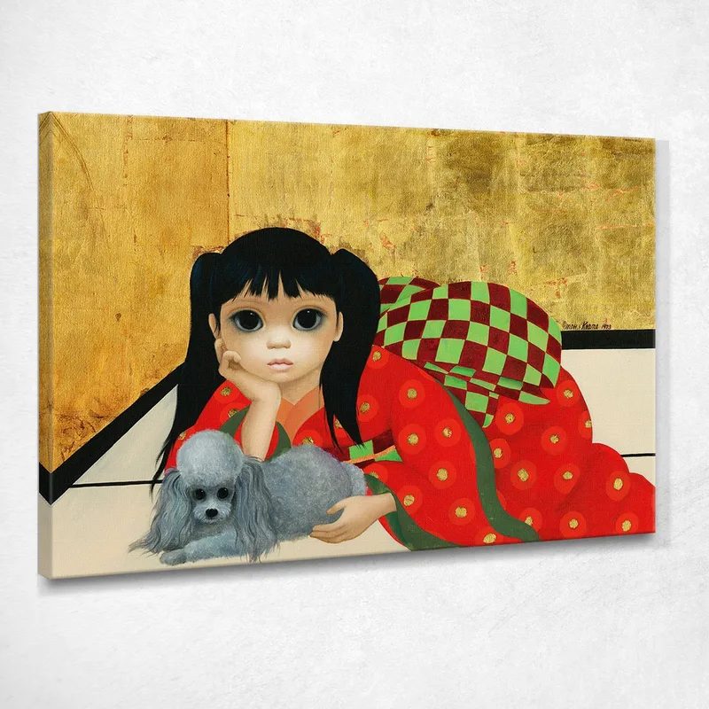 Amigos Margaret Keane cuadro en lienzo